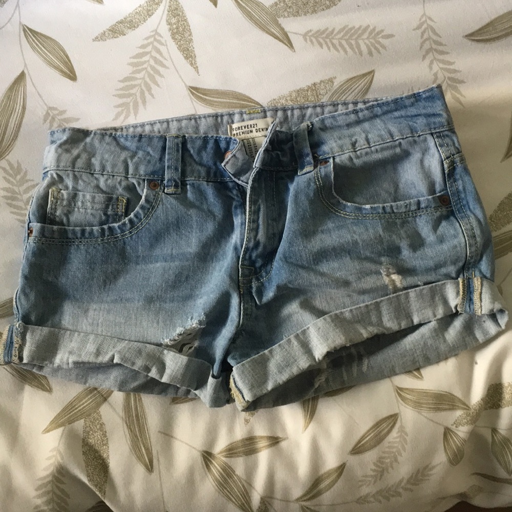 Denim shorts from forever21